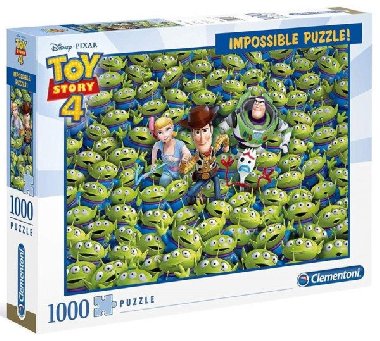 Clementoni Puzzle Impossible - Toy Story 4 ( 1000 dílků ) - neuveden