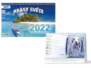 Krsy svta - stoln kalend 2022 - MFP paper