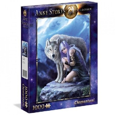 Clementoni Puzzle Anne Stokes - Vlk ochrnce 1000 dlk - neuveden