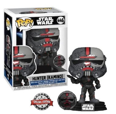 Funko POP Star Wars: Across the Galaxy - The Bad Batch Hunter with Pin (limited exclusive edition) - neuveden