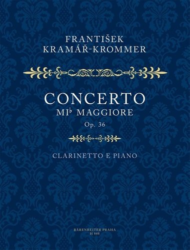 Koncert Es dur pro klarinet a orchestr op. 36 - Frantiek Kram-Krommer