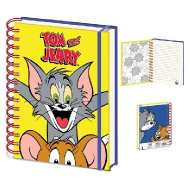 Blok A5 kroužkový - Tom a Jerry - neuveden