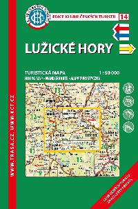 Lužické hory - mapa KČT 1:50 000 číslo 14 - 9. vydání 2020 - Klub Českých Turistů