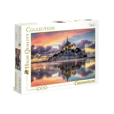Clementoni Puzzle - Mont Saint-Michel 1000 dlk - neuveden