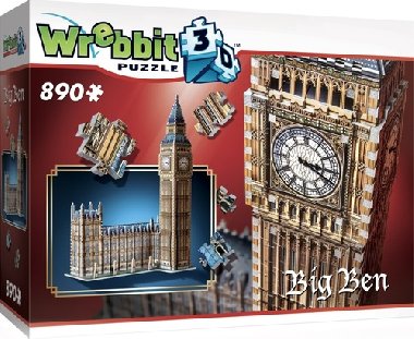 Puzzle Wrebbit 3D: Big Ben / 890 dlk - neuveden