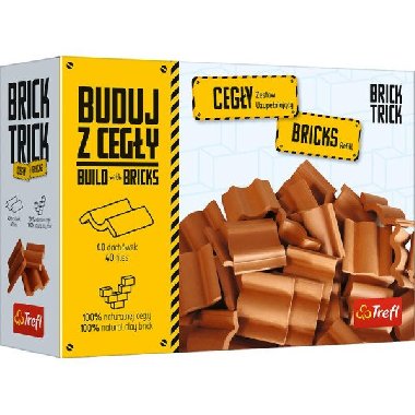 Stavebnice Brick Trick: Tašky střešní 40 ks / náhradní balení - neuveden