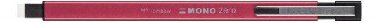 Tombow Gumovací tužka Mono Zero METAL 2,5 x 5 mm - červená - neuveden