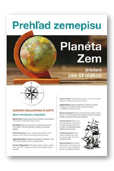 Planta Zem Prehad zemepisu sveta (nielen) pre kolkov - Stanislav Kol