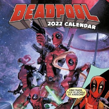 Kalendář 2022 Deadpool - nástěnný - neuveden