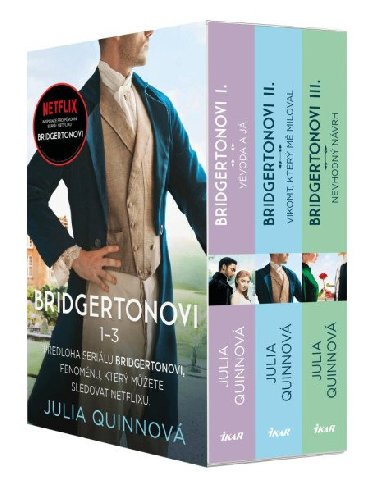 Bridgertonovi (1-3) - Vvoda a j, Vikomt, kter m miloval, Nevhodn nvrh -- komplet - Julia Quinnov