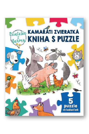 Kamarti zvieratk kniha s puzzle - Sebastien Braun