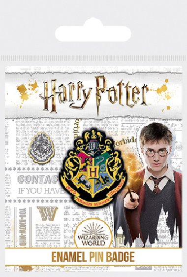 Smaltovaný odznak Harry Potter - Bradavice - neuveden