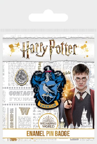 Smaltovaný odznak Harry Potter - Havraspár - neuveden