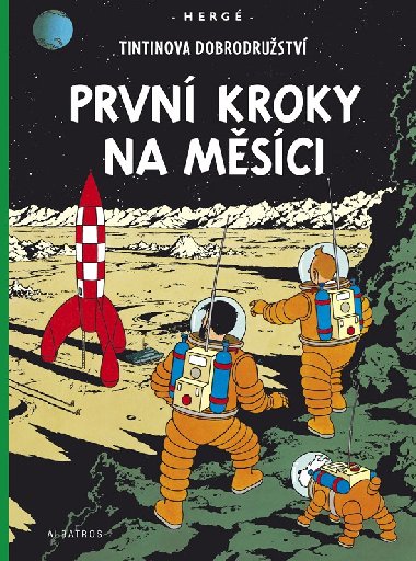 Tintin (17) - První kroky na Měsíci - Hergé