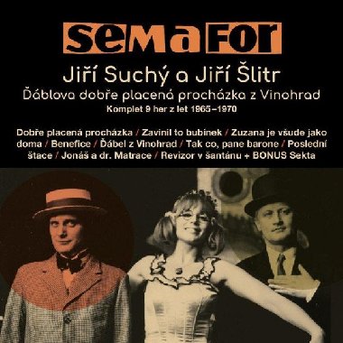 Komplet 9 her z let 1965-1970 - 15 CD - Jiří Suchý; Jiří Šlitr