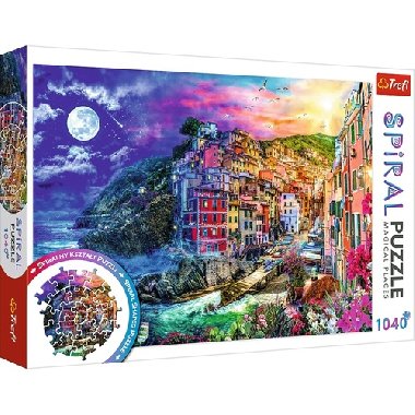 Spiral puzzle: Kouzelný záliv, Cinque Terre / 1040 dílků - neuveden