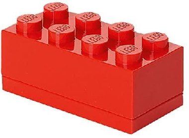 Úložný box LEGO Mini 8 - červený - neuveden