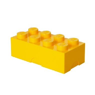 Svačinový box LEGO - žlutý - neuveden