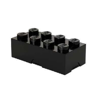 Svačinový box LEGO - černý - neuveden