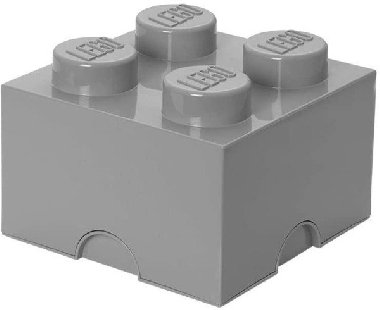 Úložný box LEGO 4 - šedý - neuveden