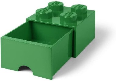 lon box LEGO s uplkem 4 - tmav zelen - neuveden
