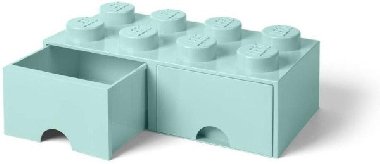 lon box LEGO s uplky 8 - aqua - neuveden