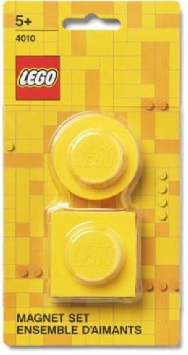 Magnetky LEGO set - žluté 2 ks - neuveden