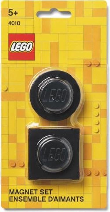 Magnetky LEGO set - černé 2 ks - neuveden