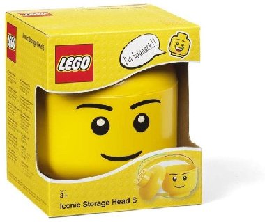 lon box LEGO hlava (mini) - chlapec - neuveden