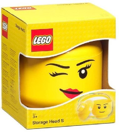 lon box LEGO hlava (mini) - whinky - neuveden