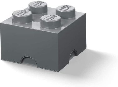 Úložný box LEGO 4 - tmavě šedý - neuveden