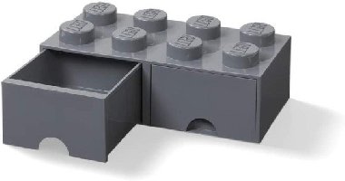 lon box LEGO s uplky 8 - tmav ed - neuveden