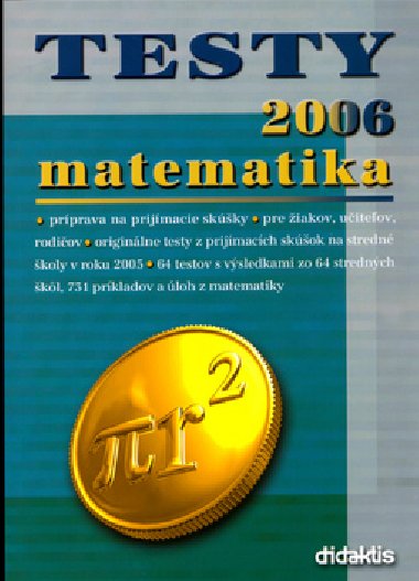 TESTY 2006 MATEMATIKA - Jn Tarbek