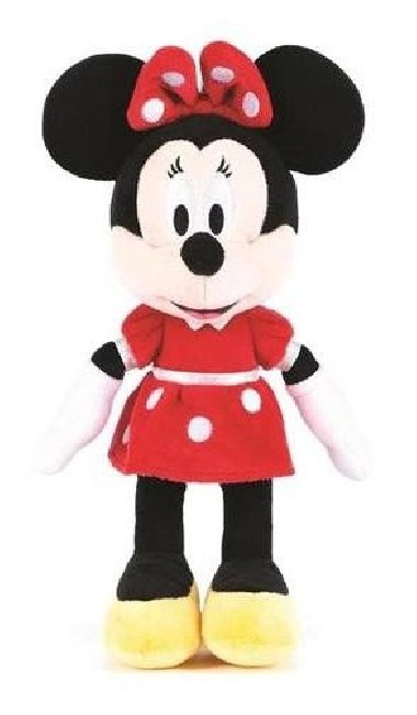 Plyšová Minnie v červených šatech 30 cm - Walt Disney