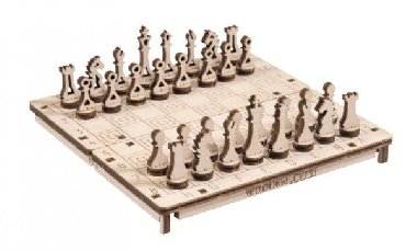 3D puzzle hra Šachy a Dáma 2v1 - neuveden