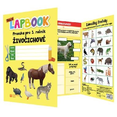 Školní lapbook: Prvouka - Živočichové - neuveden