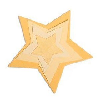 Vyřezávací kovové šablony Framelits - Hvězdy 5 ks - neuveden
