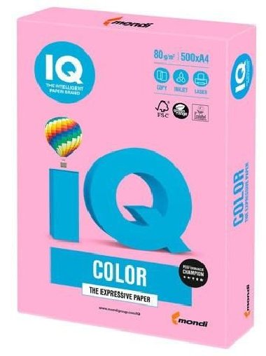 Barevný papír A4 - 80 g neonová barva PI růžová (500 archů) - neuveden