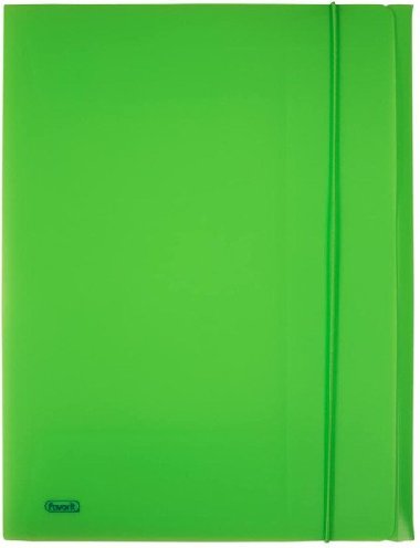 Spisov desky s gumikou A4 lepenka - zelen - neuveden