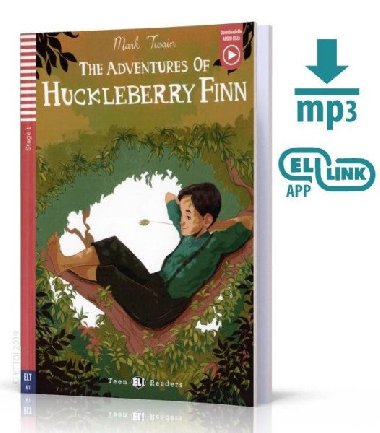 Teen ELI Readers: The Adventures Of Huckleberry Finn + Downloadable Multimedia - Twain Mark