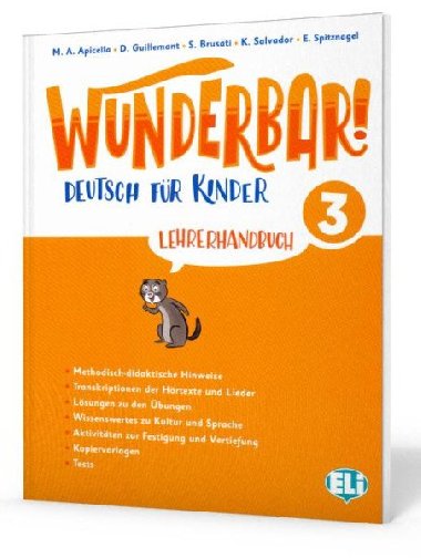 Wunderbar! 3 - Lehrerhandbuch + 2 Audio-CD - Apicella M. A., Guillemant D.