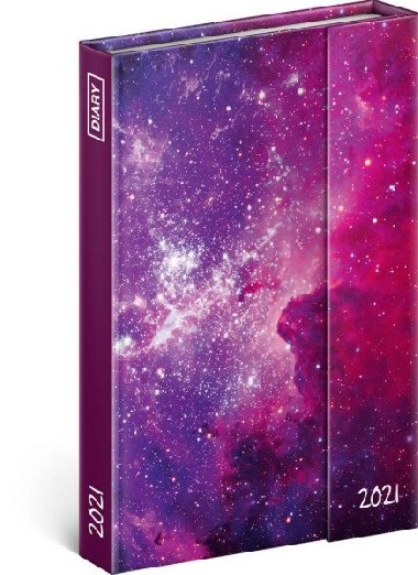 Di 2021: Galaxie, tdenn, magnetick,11 x 16 cm - neuveden