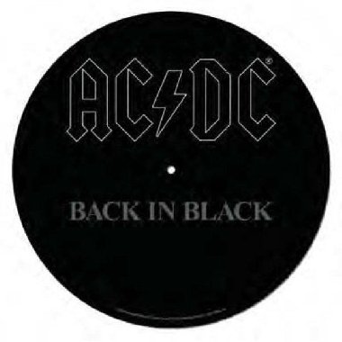 Podložka na gramofon - AC/DC Back in Black - neuveden