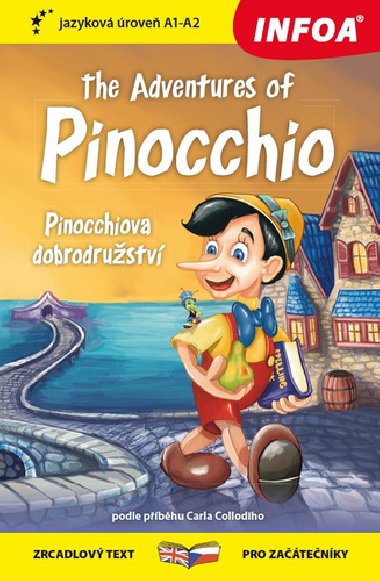 Pinocchiova dobrodrustv / The Adventures of Pinocchio - Zrcadlov etba (A1 - A2) - Collodi Carlo