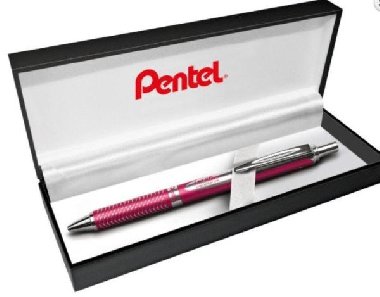 Pero gelové Pentel EnerGel BL407 - červené 0,7mm v dárkové krabičce - neuveden