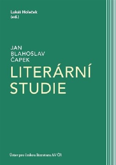 Literrn studie - Jan Blahoslav apek,Luk Holeek