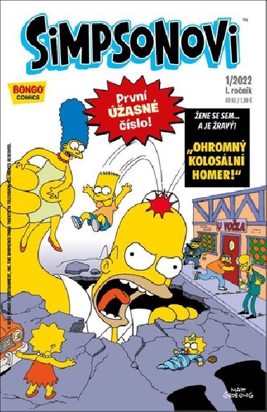 Simpsonovi 1/2022 - Matt Groening
