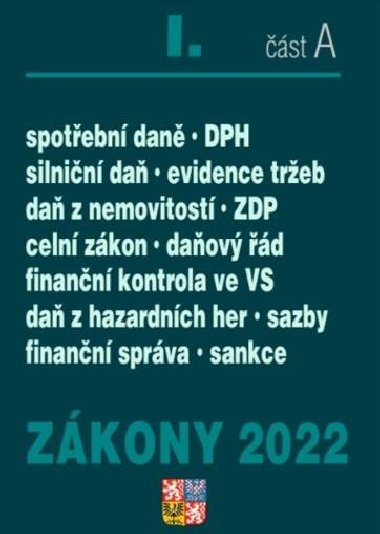 Zákony 2022 I/A - kolektiv autorů