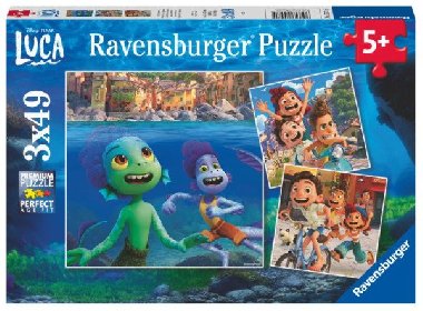 Ravensburger Puzzle Disney Pixar - Luca 3x49 dlk - neuveden
