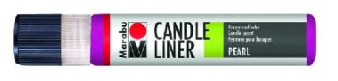 Marabu Candle Liner na svíčky - fialový 25 ml - neuveden
